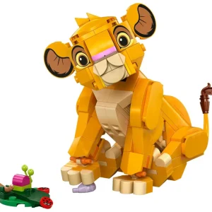 Disney Classic 43243 - Simba, le Bébé du Roi Lion, Jouet de Construction pour Enfants, Figurine à Construire, Jouet d'Activité et de Développement