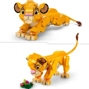 Disney Classic 43243 - Simba, le Bébé du Roi Lion, Jouet de Construction pour Enfants, Figurine à Construire, Jouet d'Activité et de Développement