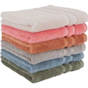 Drap de douche uni en coton 600 g/m²