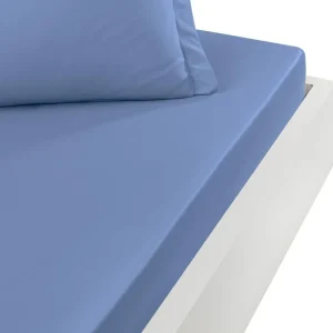 Drap housse en percale de coton bonnet 30 cm SOFT PERCALE