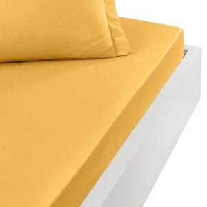 Drap housse en percale de coton bonnet 30 cm SOFT PERCALE