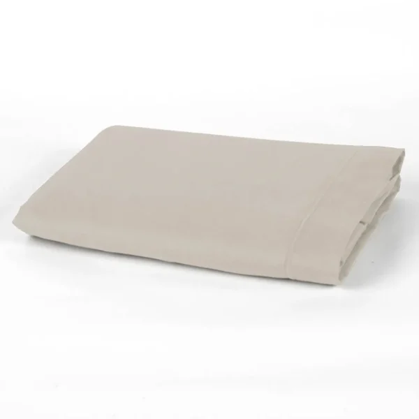 Drap plat uni en coton 57 fils - collection permanente