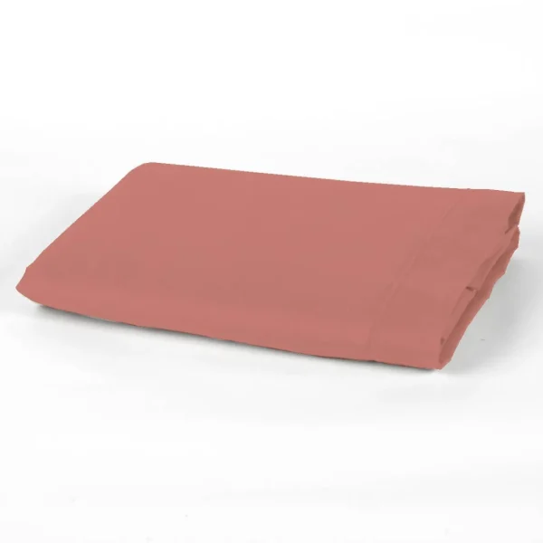 Drap plat uni en coton 57 fils - collection permanente