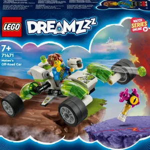 DREAMZzz 71471 La Voiture tout-terrain de Mateo, Jouet avec Figurines, Buggy et Quadcopter Convertibles