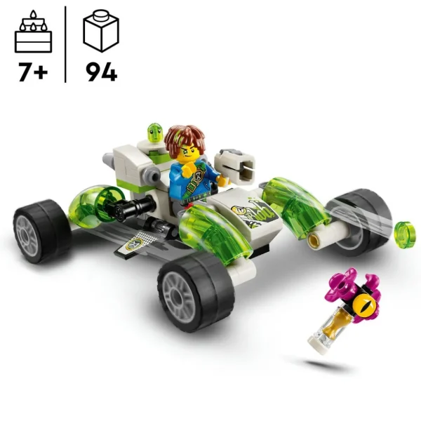 DREAMZzz 71471 La Voiture tout-terrain de Mateo, Jouet avec Figurines, Buggy et Quadcopter Convertibles