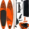 Ensemble de planche SUP gonflable 305x76x15 cm orange