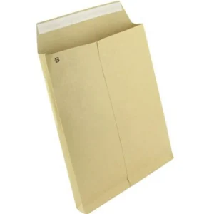 10 Enveloppes kraft 115 g - 22,9 x 32,4 cm à soufflet