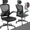 Fauteuil de bureau Arges ergonomique avec appuie-tête réglable