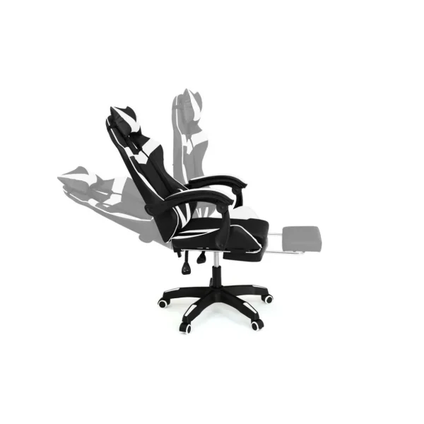 Fauteuil de bureau gamer pivotant ajustable en hauteur GEEK