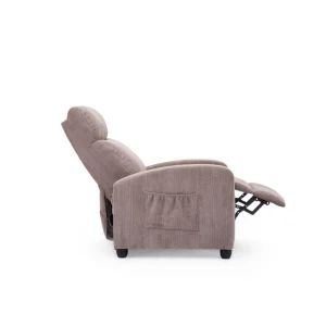 Fauteuil inclinable massant et chauffant RELAX9 COT - Taupe