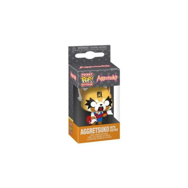 Figurine Funko Pop Keychain Aggretsuko with Guitar