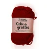 Fil de coton spécial crochet et amigurumi 55 m - rouge bordeaux