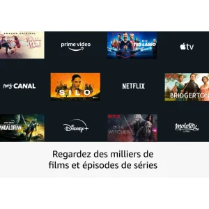 Fire TV Stick 4K Ultra HD Fire OS avec télécommande vocale Alexa - Noir