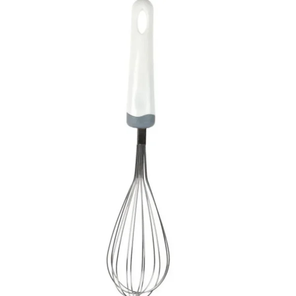 Fouet de Cuisine Pâtissier 29cm Blanc & Gris