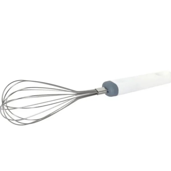 Fouet de Cuisine Pâtissier 29cm Blanc & Gris