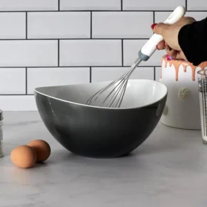 Fouet de Cuisine Pâtissier 29cm Blanc & Gris