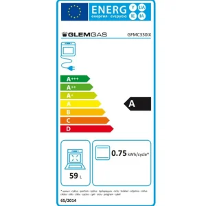 Four intégrable 59l 60cm catalyse inox - GFMC330IX