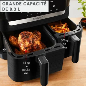 Friteuse électrique sans huile à air chaud Easy Fry EZ901H20 - Gris