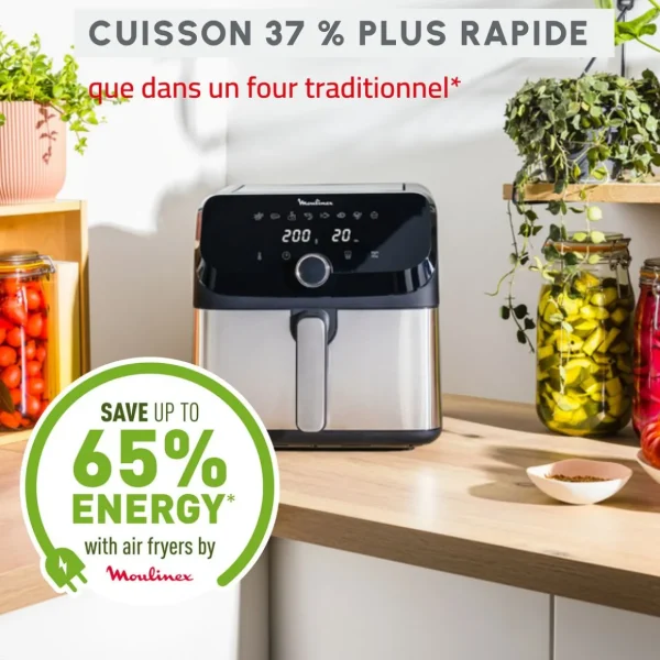 Friteuse électrique sans huile à air chaud Easy Fry EZ855D20 - Noir