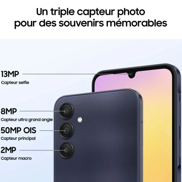 Galaxy A25 5G 128 Go - Bleu