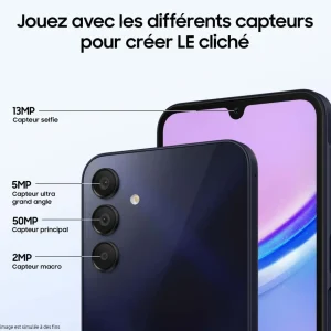 Galaxy A15 4G 128Go - Bleu nuit