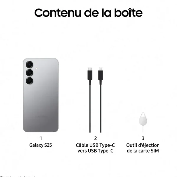 Galaxy S25 8GO / 256Go - Gris