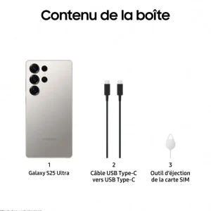 Galaxy S25 Ultra 8GO / 512Go - Gris Titane