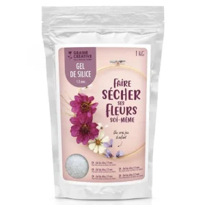 Gel de silice pour déshydrater les fleurs 1 kg