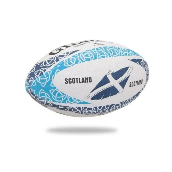 GILBERT Ballon de rugby MASCOTTES - Ecosse Flower of Scotland - Taille Mini