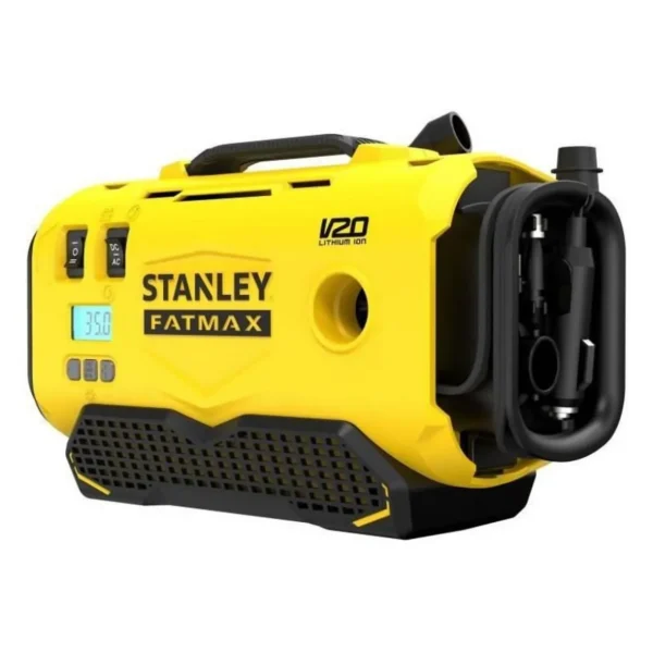 Gonfleur Compresseur - STANLEY FATMAX V20 - SFMCE520B-QW - Lithium 18V - 11 bars - Sans Batterie