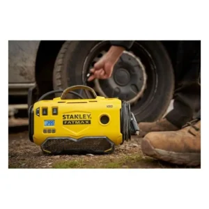 Gonfleur Compresseur - STANLEY FATMAX V20 - SFMCE520B-QW - Lithium 18V - 11 bars - Sans Batterie