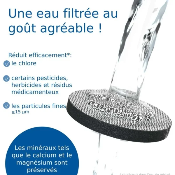 Gourde filtrante filtrante Vital vert clair