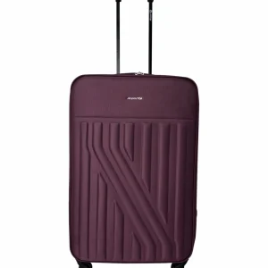 Grande Valise souple 70 cm 4 roues RAIL - rouge bordeaux