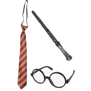 Harry Potter - Pack lunettes - Baguette - Cravate