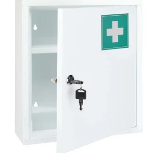 HI Armoire a pharmacie 31,5x10x36 cm Acier