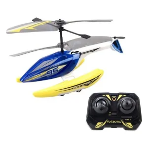 Hélicoptere Télécommandé - FLYBOTIC - Helico Aqua Blaze - 19 -5 cm - jaune et noir - des 8 ans