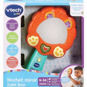 Hochet miroir lumi lion