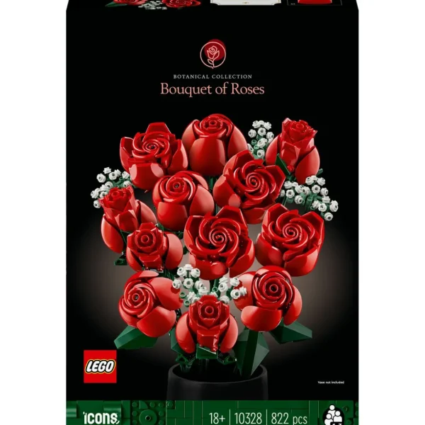 Icons 10328 Le Bouquet de Roses, Fleurs Artificielles pour Décorer, Cadeau de Saint-Valentin pour Adultes