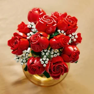 Icons 10328 Le Bouquet de Roses, Fleurs Artificielles pour Décorer, Cadeau de Saint-Valentin pour Adultes