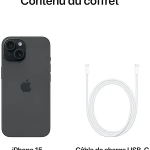 iPhone 15 128Go - Noir