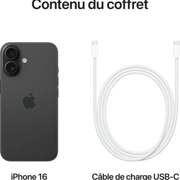 iPhone 16 Plus 512Go - Noir