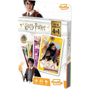 Jeu de Famille Harry Potter - Jeu de cartes 4 en 1