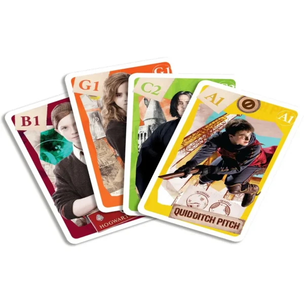 Jeu de Famille Harry Potter - Jeu de cartes 4 en 1