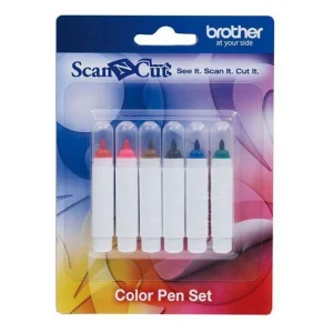 Kit 6 stylos de couleur indélébiles pour ScanNCut