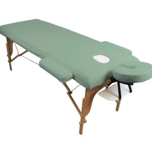 Kit complet de housses pour table de massage - Éponge - Vert pastel