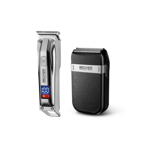 Kit tondeuse er rasoir sans fil SHAVES LAB - Chrome