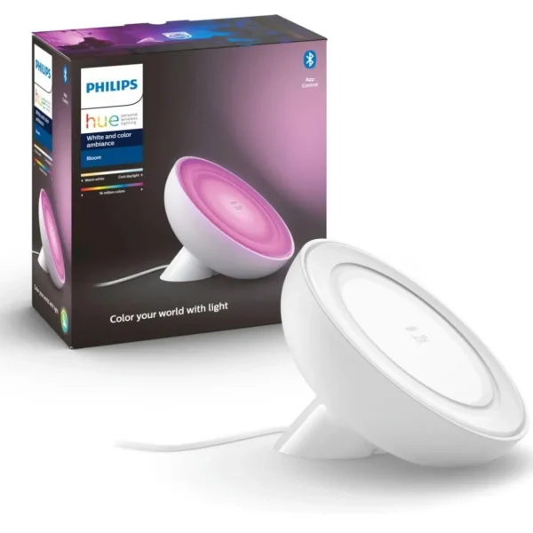 Lampe connectée HUE W&C Bloom Blanc