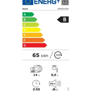 Lave vaisselle encastrable SMV4EVX36F Serenity