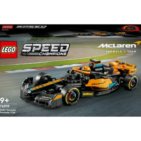 LEGO Speed Champions 76919 La Voiture de Course de Formule 1 McLaren 2023, Véhicule Jouet