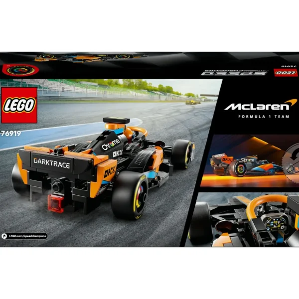 LEGO Speed Champions 76919 La Voiture de Course de Formule 1 McLaren 2023, Véhicule Jouet